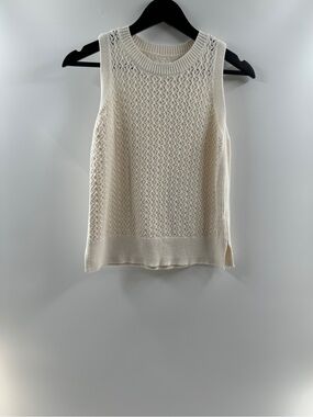 Target Cream Knit Tank Top – Women’s Large